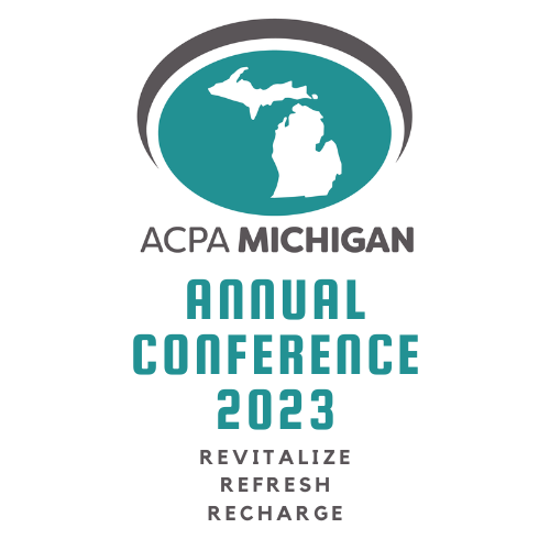 ACPA MI Conference logo 2023 ACPA MI Conference logo 2023