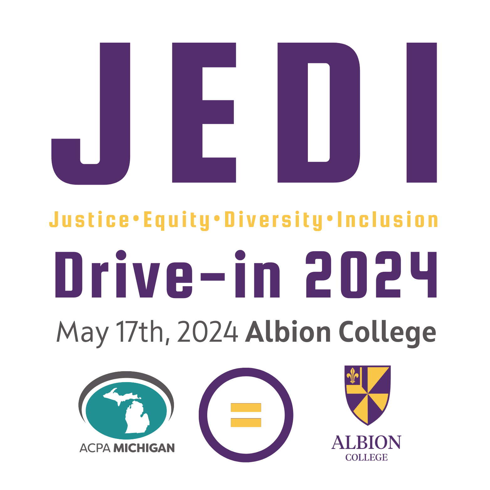 JEDI Drive-in 2024 at albion college