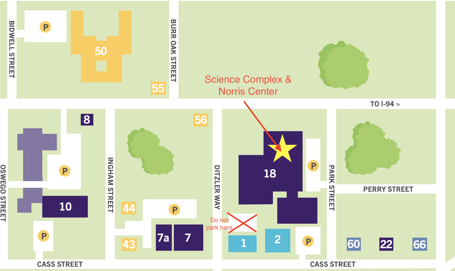 Norris Hall Map